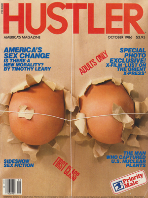 Hustler October 1986 magazine back issue Hustler magizine back copy Hustler October 1986 Adult Pornographic Magazine Back Issue Published by LFP, Larry Flynt Publications. America's Sex Change: Is There a New Morality?.