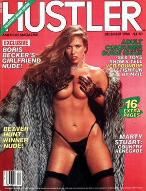 Hustler December 1986 magazine back issue Hustler magizine back copy Hustler December 1986 Adult Pornographic Magazine Back Issue Published by LFP, Larry Flynt Publications. Covergirl & Honey of the Month Centerfold Elle Rio Photographed by Clive McLean.