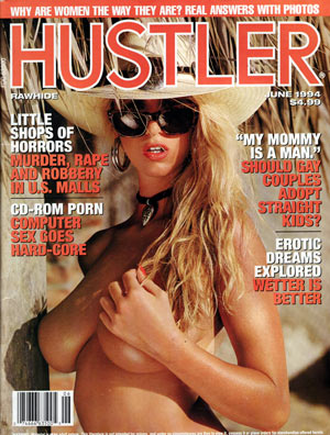 Hustler June 1994 magazine back issue Hustler magizine back copy Hustler June 1994 Adult Pornographic Magazine Back Issue Published by LFP, Larry Flynt Publications. Covergirl & Honey of the Month Centerfold Daron Photographed by Clive McLean.