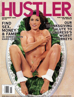 Hustler November 1996 magazine back issue Hustler magizine back copy hustler magazine back issues, amazing ladies nude, star interviews, adult comics, larry flynt,  1996