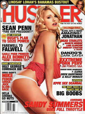 Hustler Nov 2007 magazine reviews
