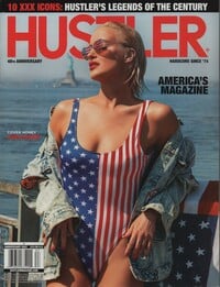 Hustler Anniversary 2022 magazine back issue cover image
