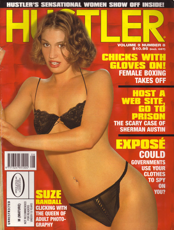 Hustler Austrlia Vol. 9 # 8 magazine back issue Hustler Australia magizine back copy hustler australia back issues 2004 hot aussie women nude explicit dirty pictorials opinions articles