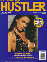 Hustler Australia Vol. 1 # 11, November 1996, Category 1 magazine back issue cover image