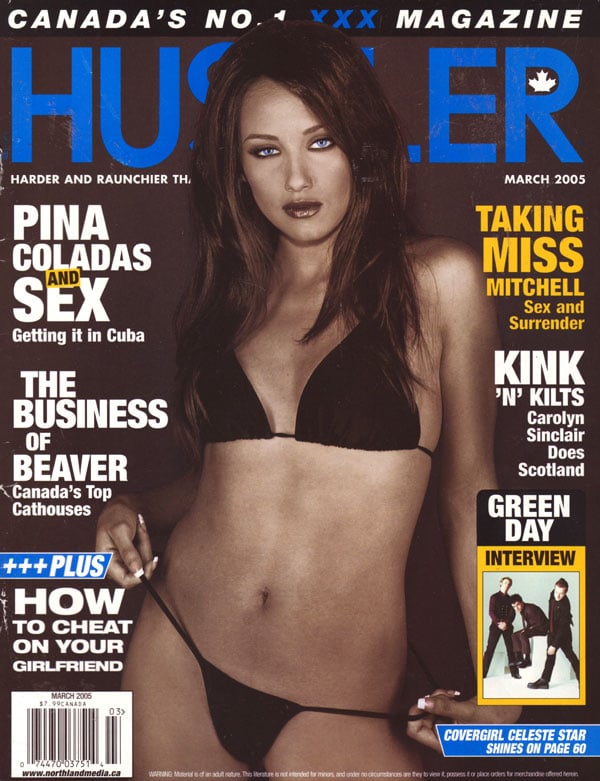 Hustler Canada March 2005 magazine back issue Hustler Canada magizine back copy hustler magazine girls canadian sluts porn pics explicit pussy pix horny babes kinky sex photos xxx