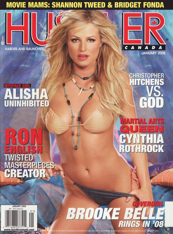 Hustler Canada January 2008 magazine back issue Hustler Canada magizine back copy hustler canada 2008 back issues explicit horny pix naughty babes nude pictorials erotic photos kinky