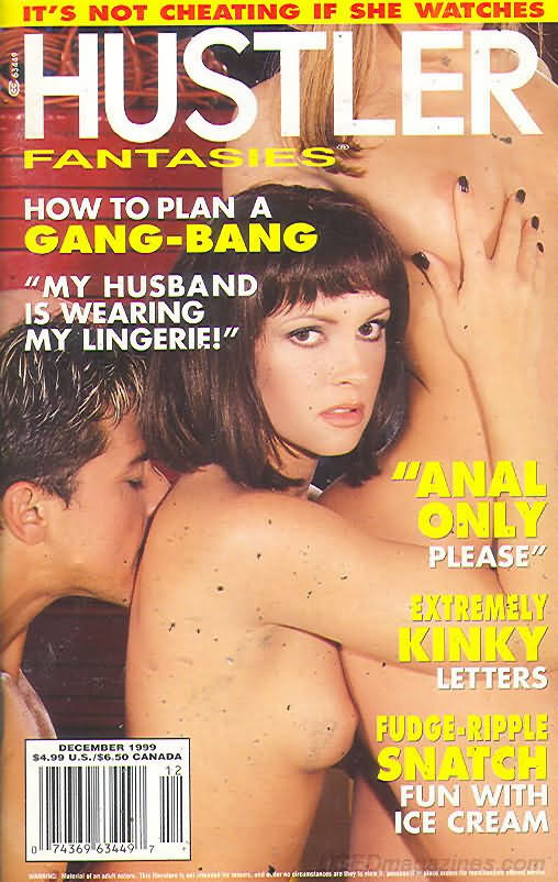 Hustler Fantasies December 1999 magazine back issue Hustler Fantasies magizine back copy Hustler Fantasies December 1999 Adult Pornographic Magazine Back Issue Published by LFP, Larry Flynt Publications. How To Plan A Gang-Bang.
