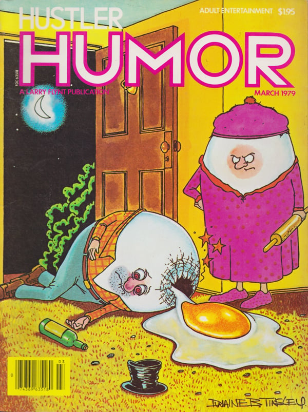 Hustler Humor March 1979 magazine back issue Hustler Humour magizine back copy 'Round the World,From the Mouths of Babes,At Random ,Tales of the Restless Dead,Cartoon Features