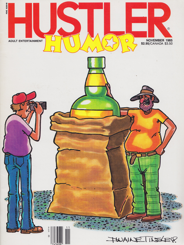 Hustler Humor November 1985.