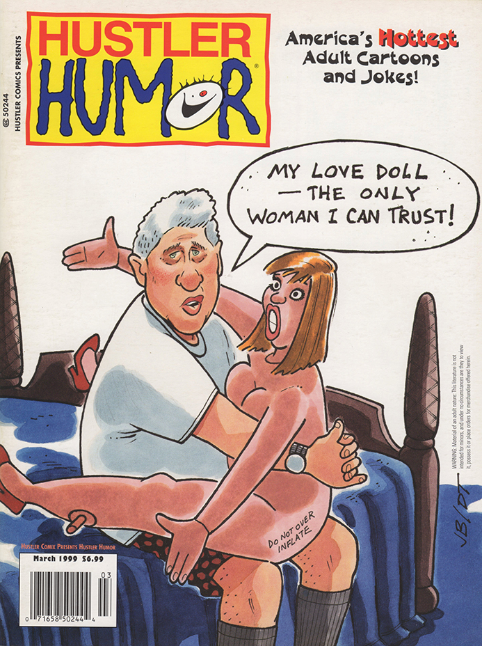 Hustler Humour March 1999 magazine back issue Hustler Humour magizine back copy Hustler Humour March 1999 Adult Pornographic Magazine Back Issue Published by LFP, Larry Flynt Publications. America's Hottest Adult Cartoons And Jokes.