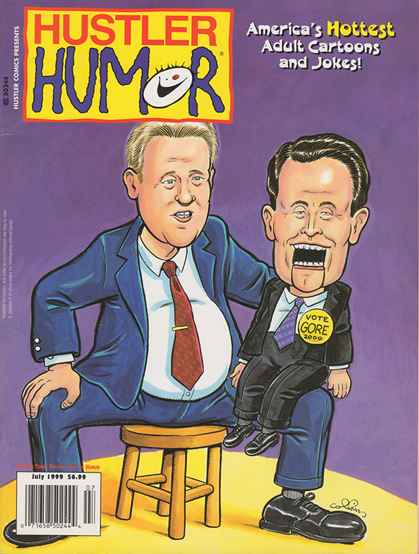 Hustler Humour July 1999 magazine back issue Hustler Humour magizine back copy Hustler Humour July 1999 Adult Pornographic Magazine Back Issue Published by LFP, Larry Flynt Publications. America's Hottest Adult Cartoons And Jokes.