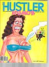 Hustler Humour February 1990 magazine back issue cover image
