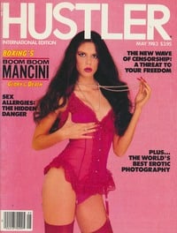 Matti Klatt magazine cover appearance Hustler International May 1983