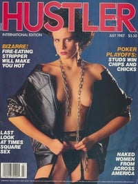 Clive McLean magazine pictorial Hustler International July 1987