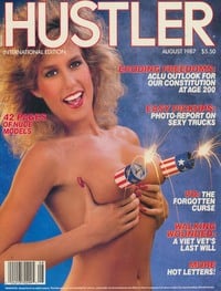 Clive McLean magazine pictorial Hustler International August 1987