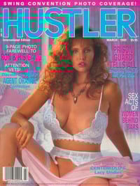 Clive McLean magazine pictorial Hustler International March 1989