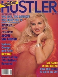 Clive McLean magazine cover appearance Hustler International September 1991