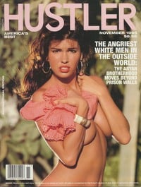 Clive McLean magazine cover appearance Hustler International November 1995