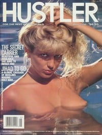 Clive McLean magazine cover appearance Hustler International May 1996