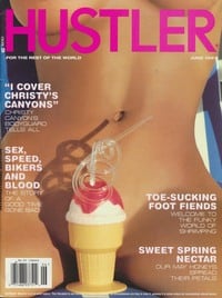 Matti Klatt magazine cover appearance Hustler International June 1997