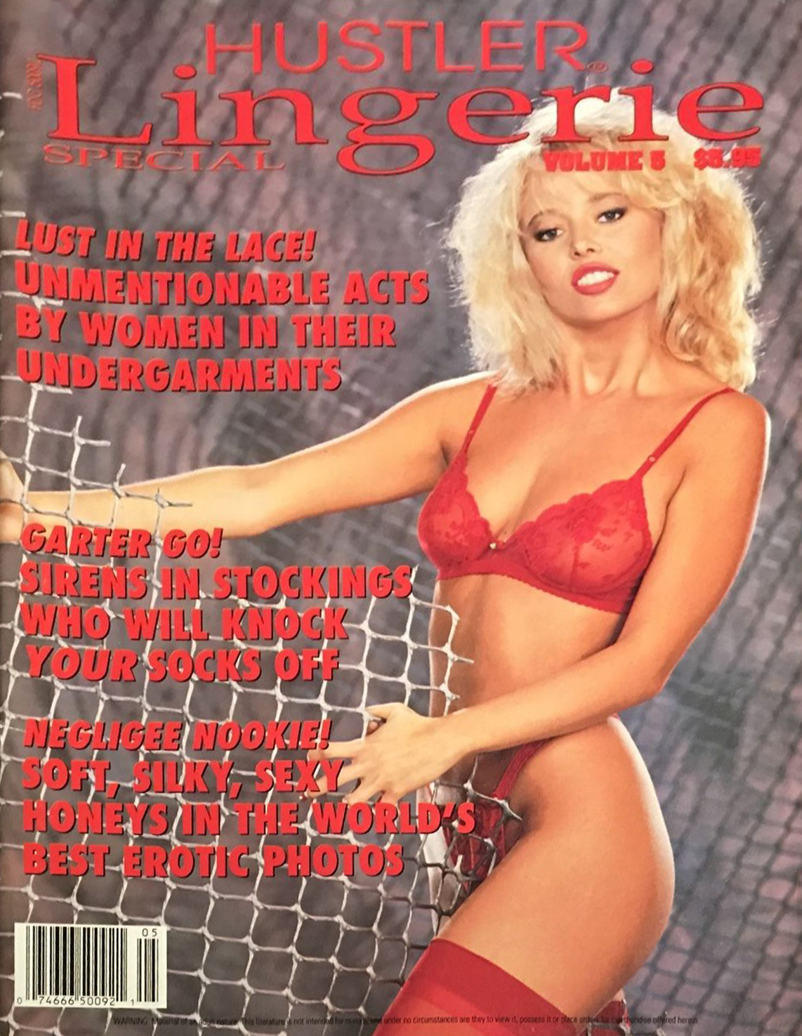 Hustler Lingerie # 5 magazine back issue Hustler Lingerie magizine back copy Hustler Lingerie # 5 Adult Pornographic Magazine Back Issue Published by LFP, Larry Flynt Publications. Lust In The Lace! Unmentionable Acts By Women In Their Undergarments.