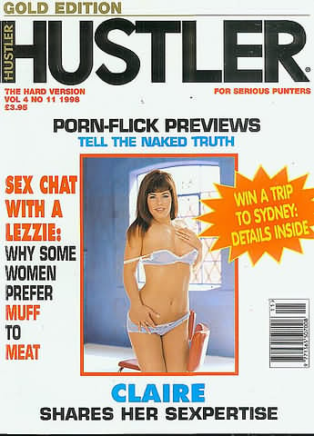 Hustler UK Vol. 4 # 11 magazine back issue Hustler UK magizine back copy Hustler UK Vol. 4 # 11 Adult Pornographic Magazine Back Issue Published by LFP, Larry Flynt Publications. Porn-Flick Previews Tell The Naked Truth.