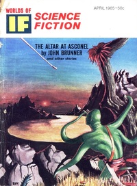 If, Worlds of Science Fiction April 1965 magazine back issue cover image