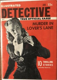 Illustrated Detective January 1956 magazine back issue