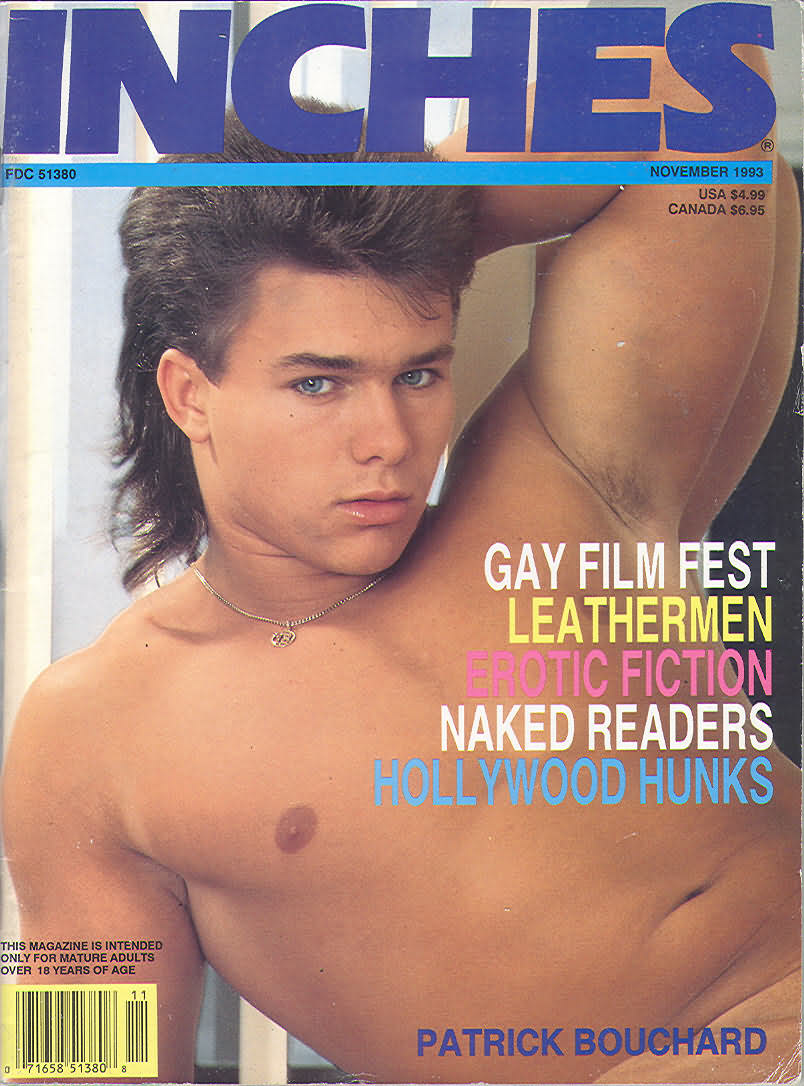 Inches November 1993 magazine back issue Inches magizine back copy Inches November 1993 Naked Men Gay Adult Magazine Bak Issue Published by  Mavety Media Group. Gay Film Fest Leathermen.