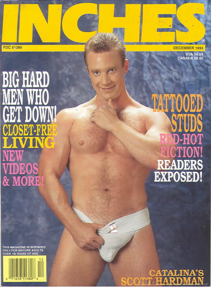 Inches December 1993 magazine back issue Inches magizine back copy Inches December 1993 Naked Men Gay Adult Magazine Bak Issue Published by  Mavety Media Group. Big Hard Men Who Get Down!.