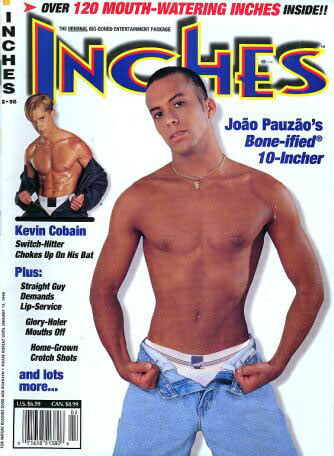 Inches February 1998 magazine back issue Inches magizine back copy Inches February 1998 Naked Men Gay Adult Magazine Bak Issue Published by  Mavety Media Group. Over 120 Mouth-Watering Inches Inside!!.