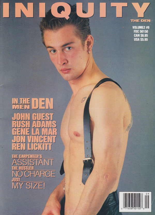 Iniquity Vol. 2 # 9 magazine back issue Iniquity magizine back copy iniquity magazine 1993 back issues hot horny nude dudes explicit raunchy spreads tight holes cocksuc