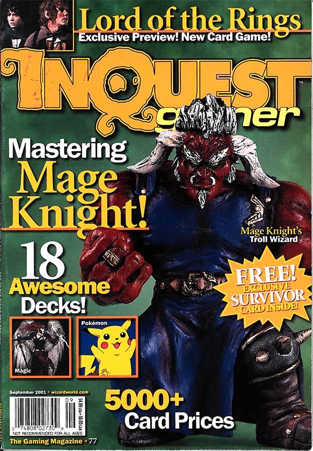 Inquest Gamer # 77 magazine back issue Inquest Gamer magizine back copy 