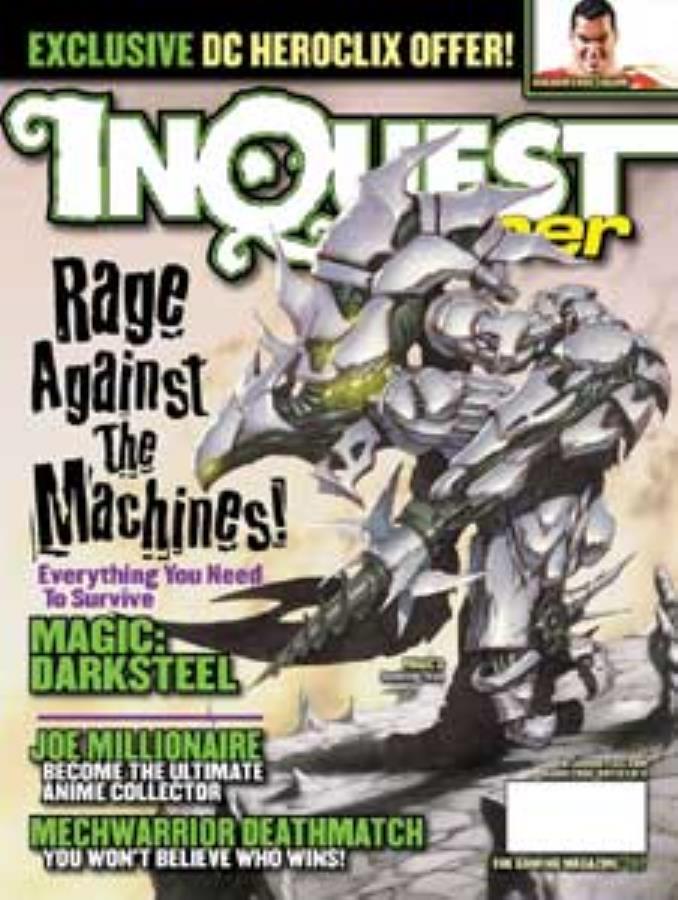 Inquest Gamer # 107 magazine back issue Inquest Gamer magizine back copy 