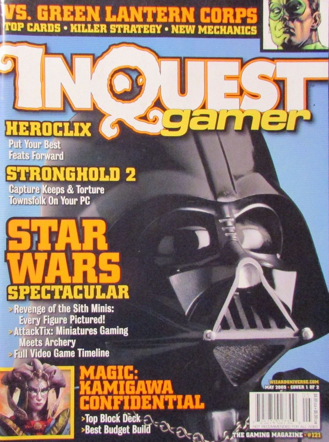Inquest Gamer # 121, May 2005 magazine back issue Inquest Gamer magizine back copy 