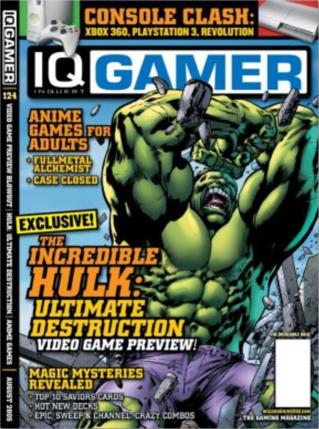 Inquest Gamer # 124 magazine back issue Inquest Gamer magizine back copy 