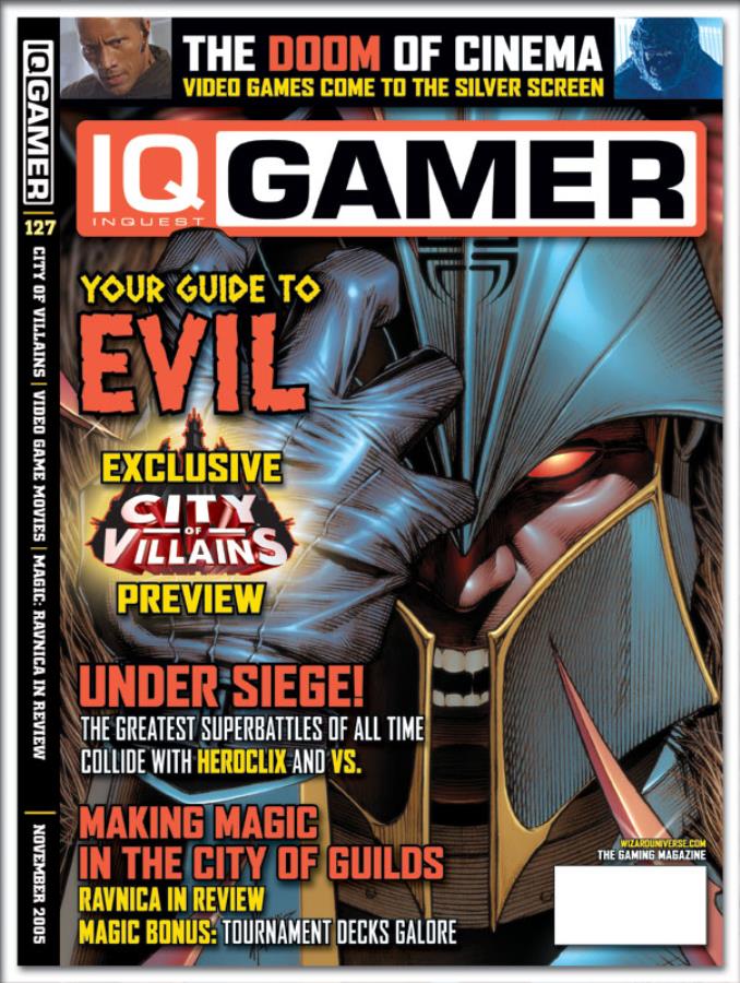 Inquest Gamer # 127 magazine back issue Inquest Gamer magizine back copy 