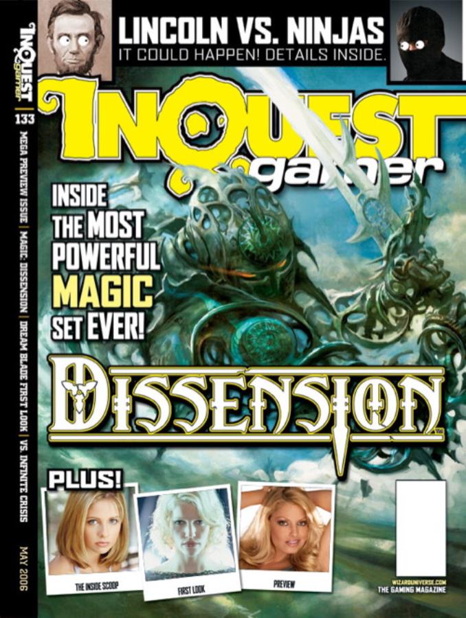 Inquest Gamer # 133 magazine back issue Inquest Gamer magizine back copy 