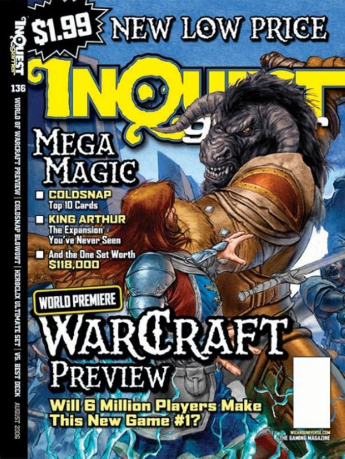 Inquest Gamer # 136 magazine back issue Inquest Gamer magizine back copy 