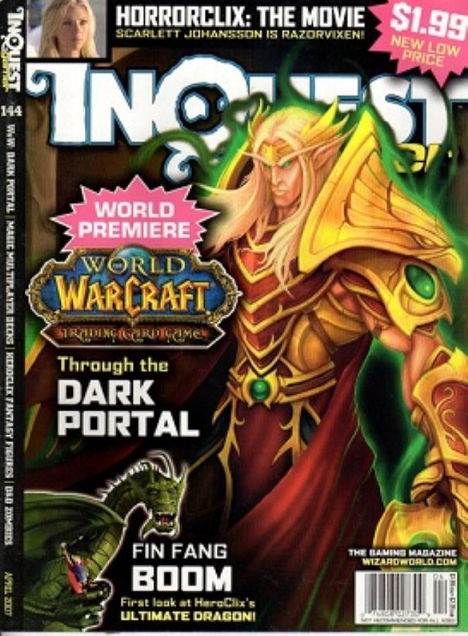 Inquest Gamer # 144 magazine back issue Inquest Gamer magizine back copy 