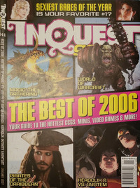 Inquest Gamer # 141, January 2007 Magazine Back Copies Magizines Mags
