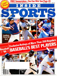 Inside Sports March 1986 magazine back issue