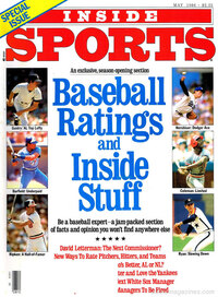 Inside Sports May 1986 magazine back issue