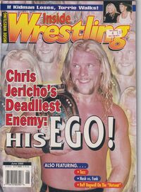 Chris Jericho magazine cover appearance Inside Wrestling June 2000