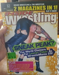 Inside Wrestling August 2012 magazine back issue