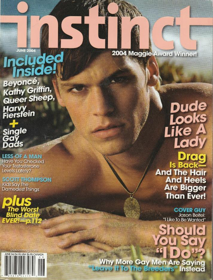 Instinct June 2004 magazine back issue Instinct magizine back copy 