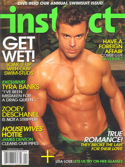 Instinct February 2006 magazine back issue Instinct magizine back copy 