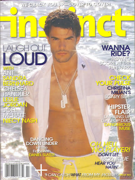 Instinct July 2006 magazine back issue Instinct magizine back copy 