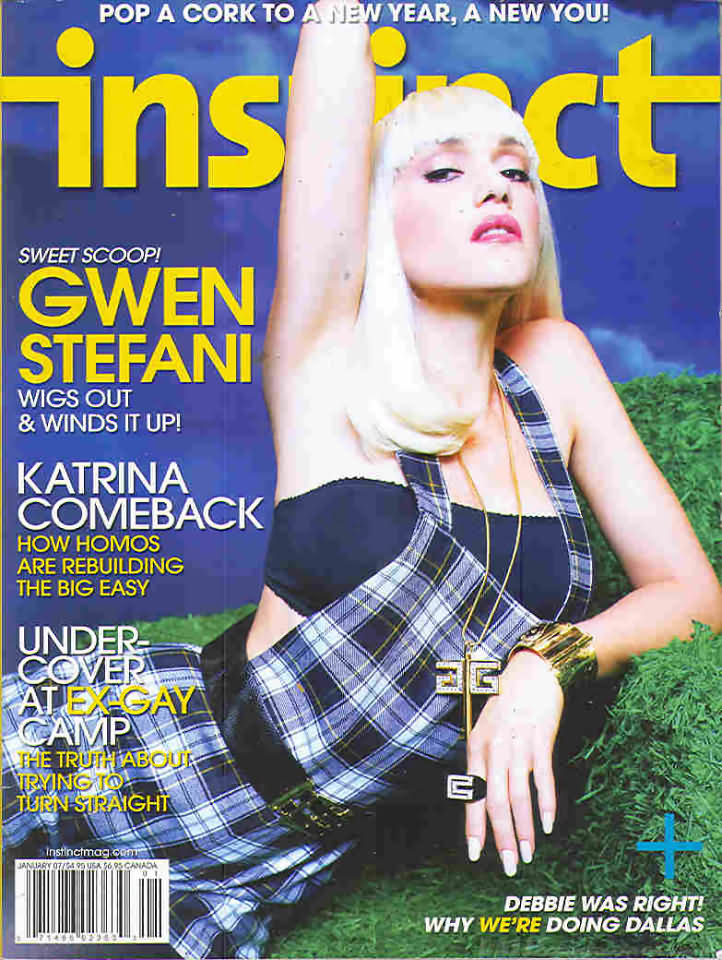 Instinct January 2007 magazine back issue Instinct magizine back copy 