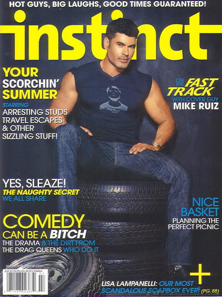 Instinct July 2007 magazine back issue Instinct magizine back copy 